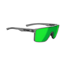 Load image into Gallery viewer, Tifosi Sanctum Sunglasses Crystal Smoke with Green Mirror Polarized Lens