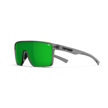 Load image into Gallery viewer, Tifosi Sanctum Sunglasses Crystal Smoke with Green Mirror Polarized Lens