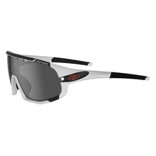 Load image into Gallery viewer, Tifosi Sledge Matte White, Smoke/AC Red/Clear Lens