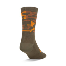 Load image into Gallery viewer, Giro Seasonal Merino Wool Socks - Trail Green Camo