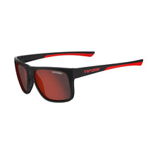 Load image into Gallery viewer, Tifosi Swick Satin Black/Crimson, Smoke Red Lens