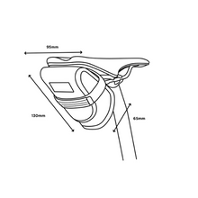 Load image into Gallery viewer, Restrap Tool Pouch Dimensions