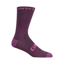 Load image into Gallery viewer, Giro Seasonal Merino Socks - Dark Cherry/Raspberry