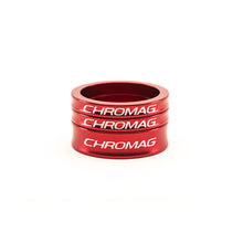 Load image into Gallery viewer, Chromag Headset Spacers Red
