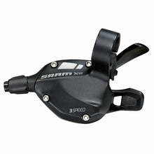 Load image into Gallery viewer, SRAM Shifter X-5 Trigger 3 Speed Front Black

