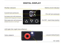 Load image into Gallery viewer, Ryder Electric Bike Pump W/Digi Pressure Gauge
