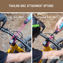 Load image into Gallery viewer, Shotgun MTB Tow Rope + Kids Hip Pack Combo Trailin
